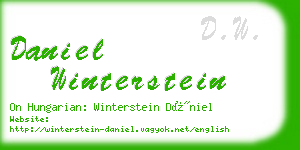 daniel winterstein business card